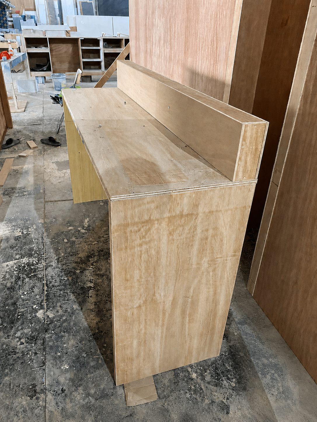 Custom fabricated fit-out components for Alaska Milk Makati corporate office by Manila Exhibition