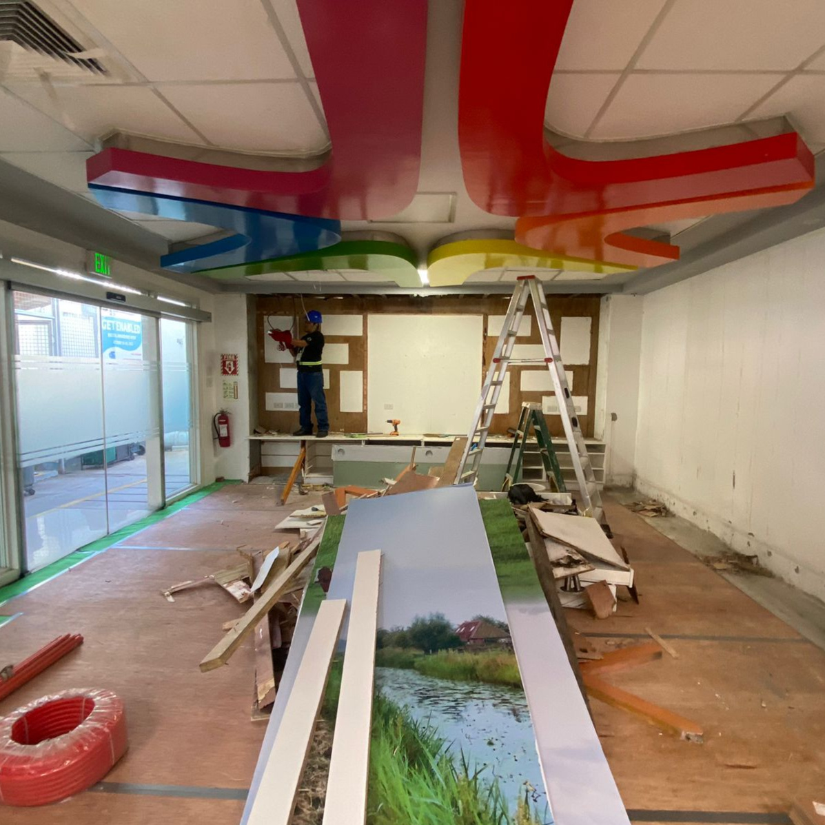 Commercial fit-out assembly stage by Manila Exhibition