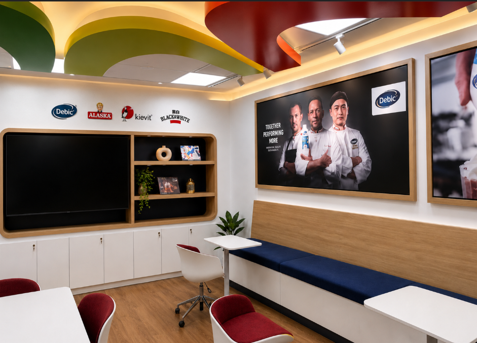FrieslandCampina Laguna completed commercial fit-out project by Manila Exhibition