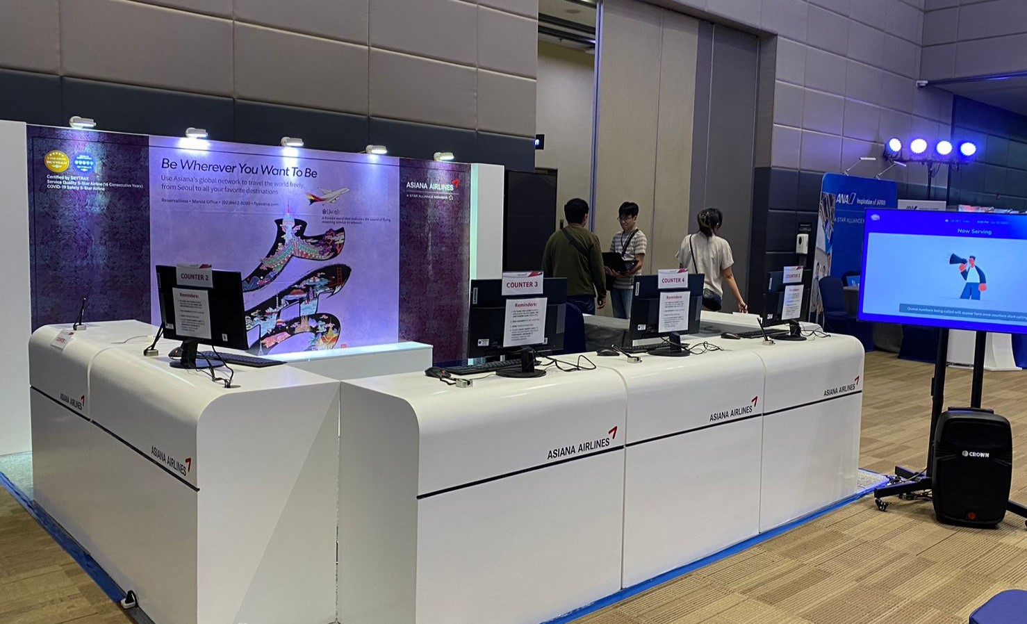 Custom mall kiosk fabrication by Manila Exhibition