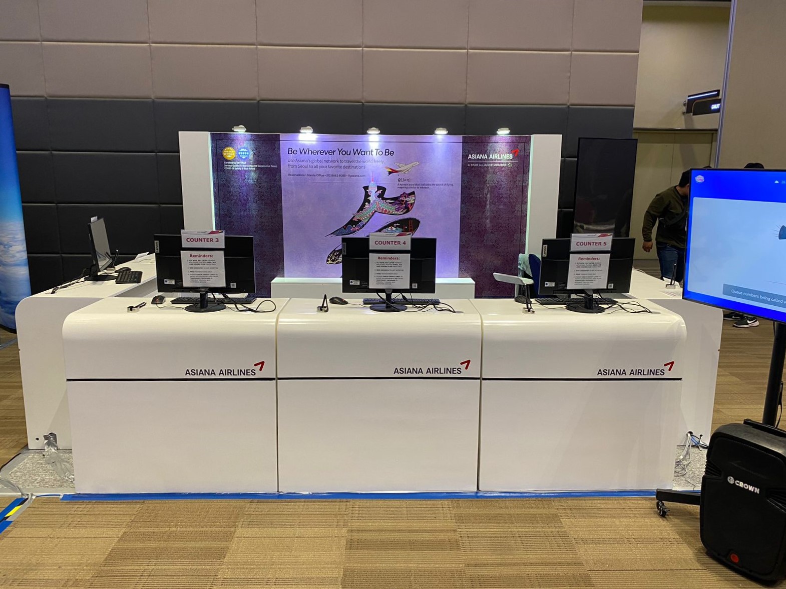 Branded retail counter fabrication in the Philippines by Manila Exhibition