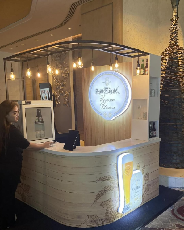 Custom retail kiosk Philippines project by Manila Exhibition