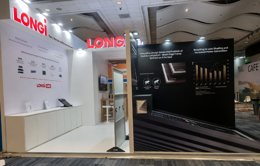 LONGi solar exhibition booth project by Manila Exhibition