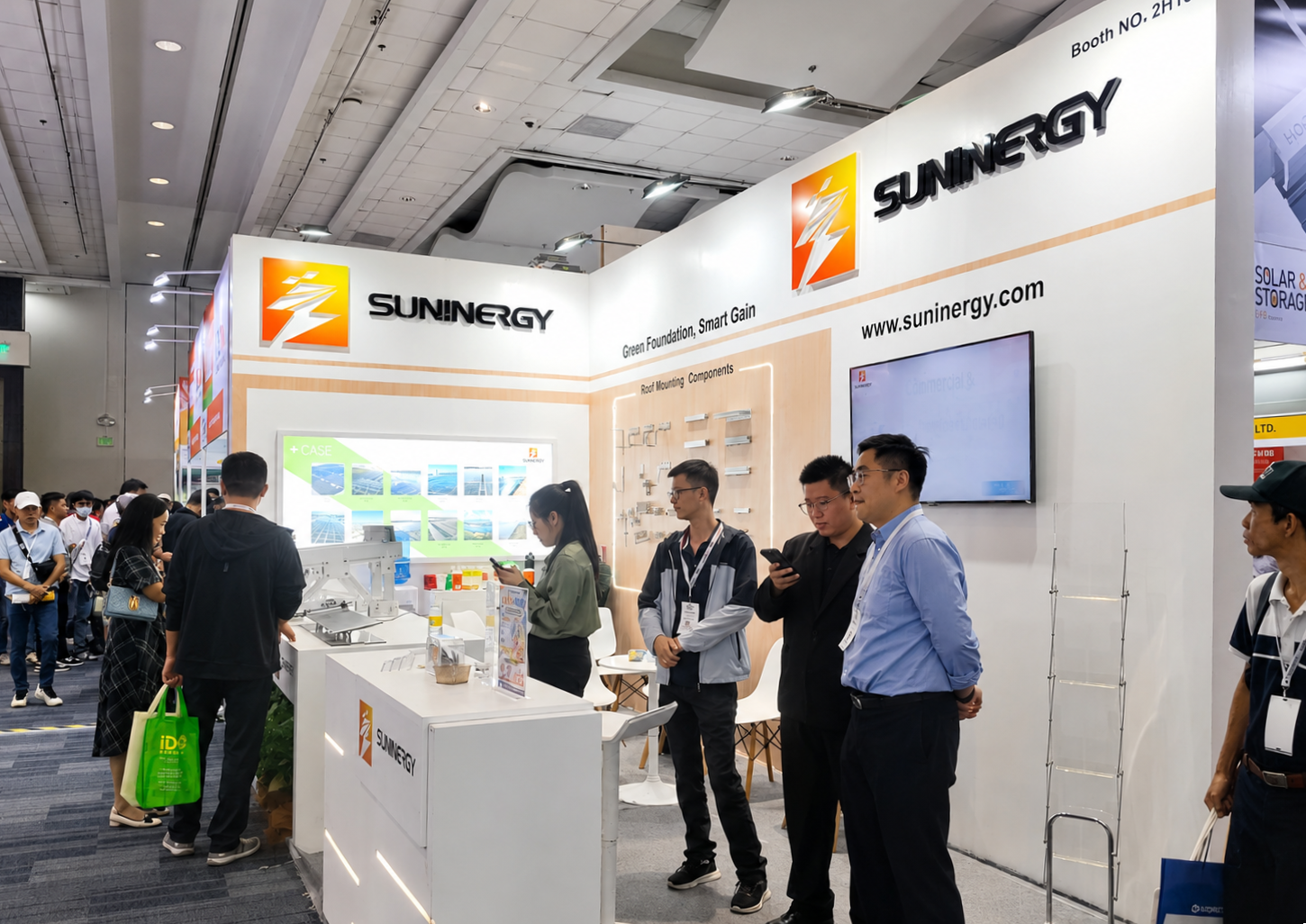 Suninergy solar exhibition booth project by Manila Exhibition